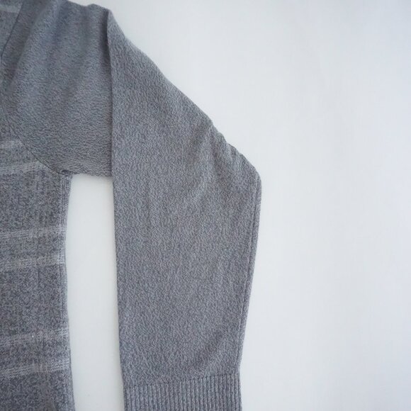 Arnold Palmer Gray Cotton Cardigan Soft Knit Old Money Minimalist Layers L - Picture 4 of 9